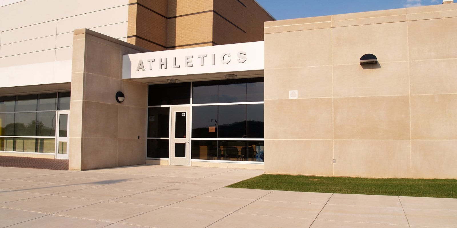 Athletic facility exterior