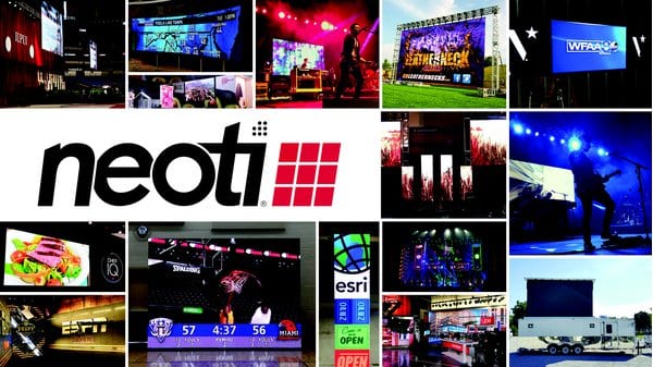 Neoti LED Video Display collage