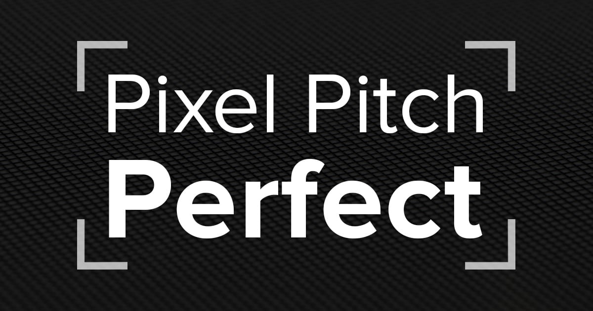 Neoti pixel pitch perfect